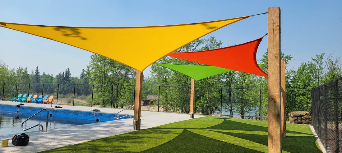 Sentinel Shade Systems SUMMIT DIY SERIES Shade Sails - Equilateral Triangle