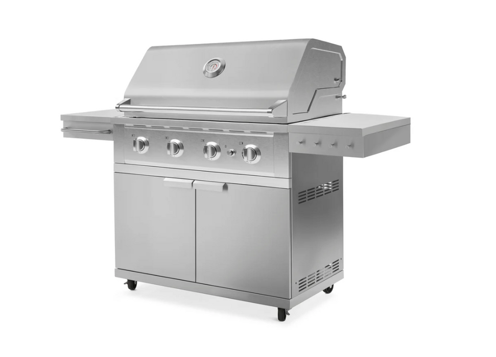 Outdoor BBQ Kitchen Stainless Steel Freestanding Grill Cart with Stainless Steel Gas Grill - Performance 67107