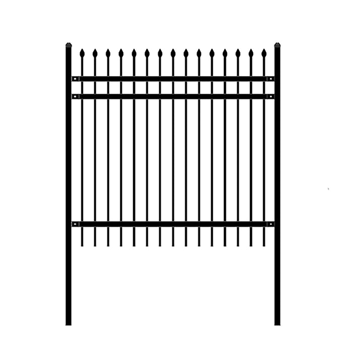 Aleko 4-Panel Steel Fence Kit – ROME Style – 6X6 ft. Each   4FENCEROME6X6-AP