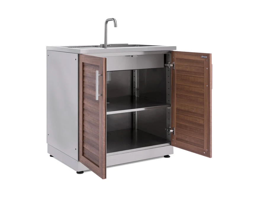 NewAge Products Outdoor Kitchen Stainless Steel Grove Sink Cabinet 70102