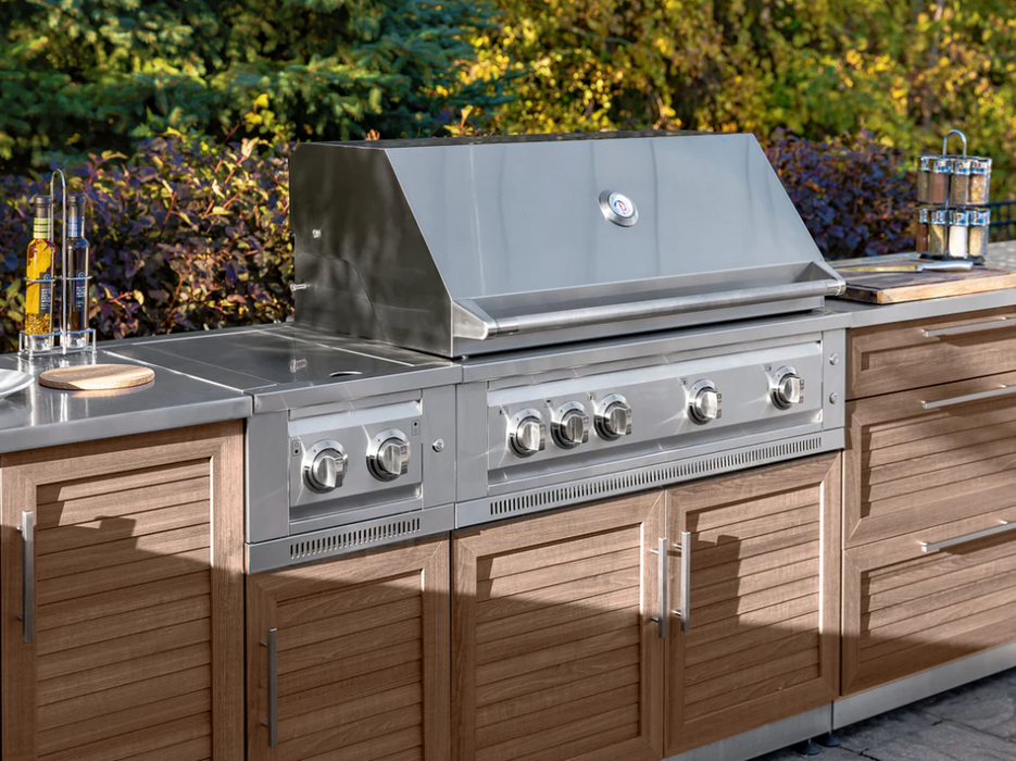 NewAge Outdoor BBQ Kitchen Stainless Steel Built-In Gas Grill Platinum Series 66900