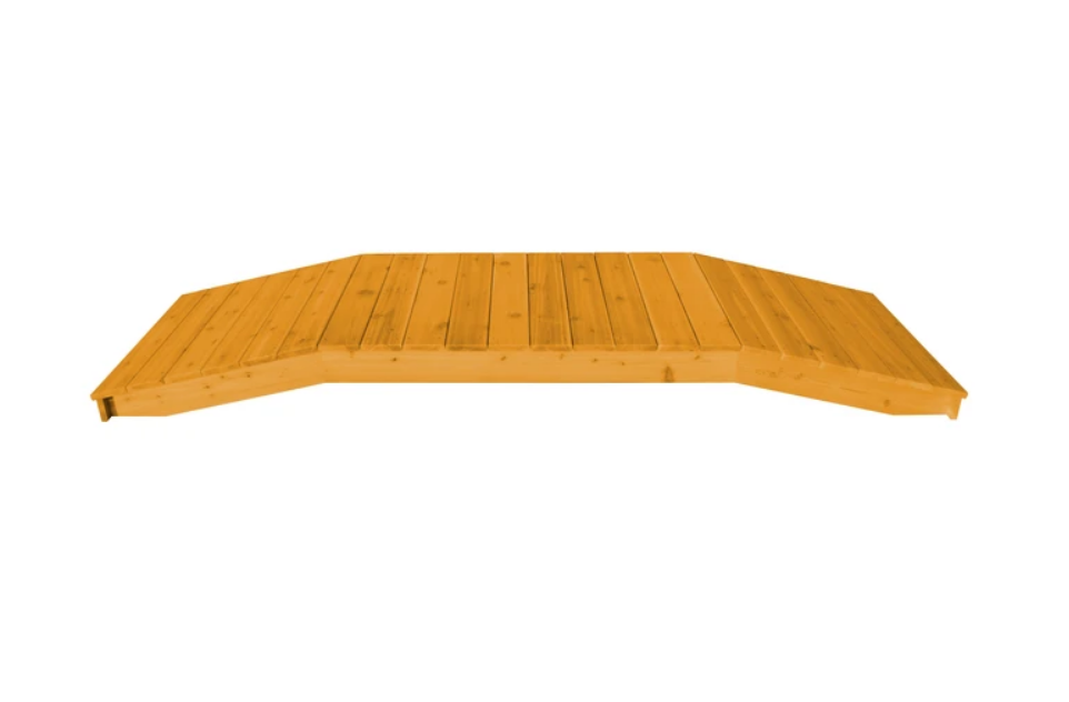 A&L Furniture Western Red Cedar Standard Plank Bridge