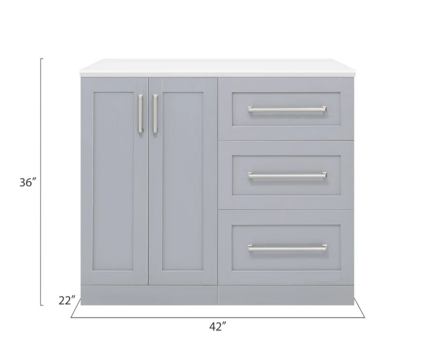 NewAge Home Bar 3 Piece Cabinet Set - 21 Inch 61117