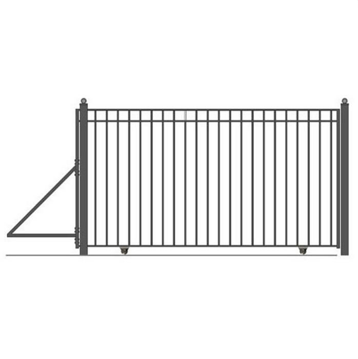 ALEKO Steel Sliding Driveway Gate - MADRID Style - 20 x 6 Feet