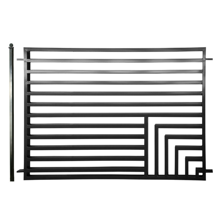 Aleko 2-Panel Fence Kit – FLORENCE Style – 8x5 ft. - 2FENCEFLOR-AP