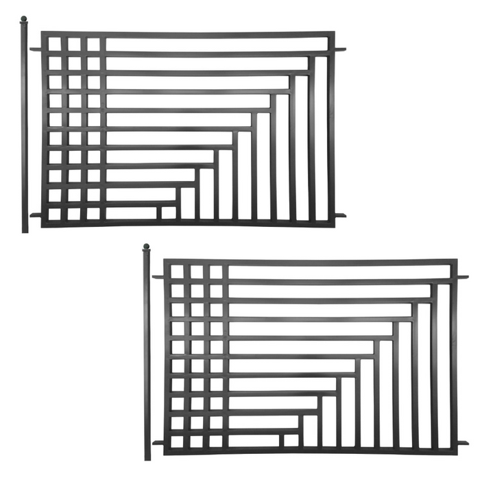 Aleko 2-Panel Fence Kit – KYIV Style – 8x5 ft.  2FENCEKYIV-AP
