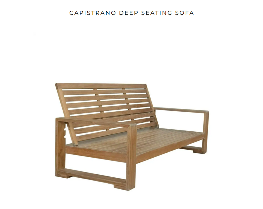 Anderson Teak Capistrano Deep Seating Sofa DS-803