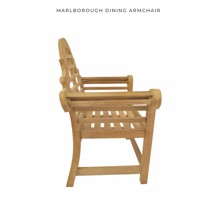 Anderson Teak MARLBOROUGH DINING ARMCHAIR  -  CHD-190