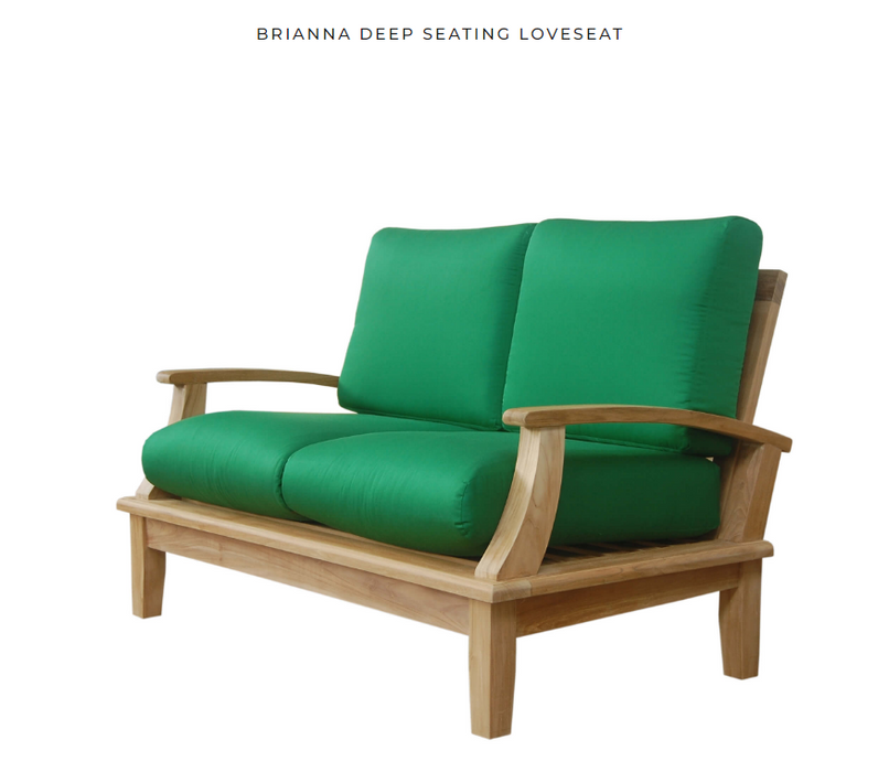 Anderson Teak BRIANNA DEEP SEATING + Cushion  -  DS-101