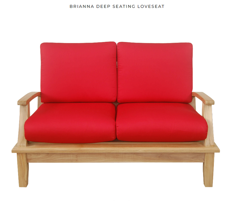 Anderson Teak BRIANNA DEEP SEATING + Cushion  -  DS-101