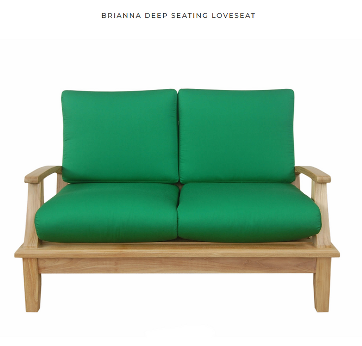 Anderson Teak BRIANNA DEEP SEATING + Cushion  -  DS-101