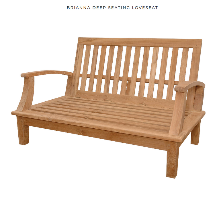 Anderson Teak BRIANNA DEEP SEATING + Cushion  -  DS-101