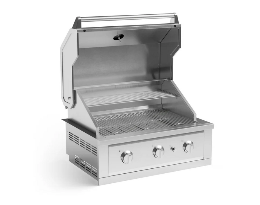 Outdoor BBQ Kitchen Stainless Steel Freestanding Grill Cart with Stainless Steel Gas Grill - Performance 67107