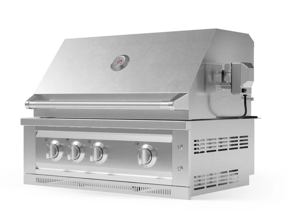 Outdoor BBQ Kitchen Stainless Steel Freestanding Grill Cart with Platinum Gas Grill 67101