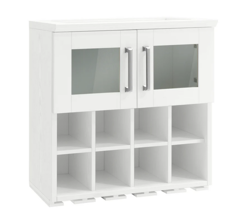 NewAge Home Bar Wall Wine Storage Rack Cabinet 61000