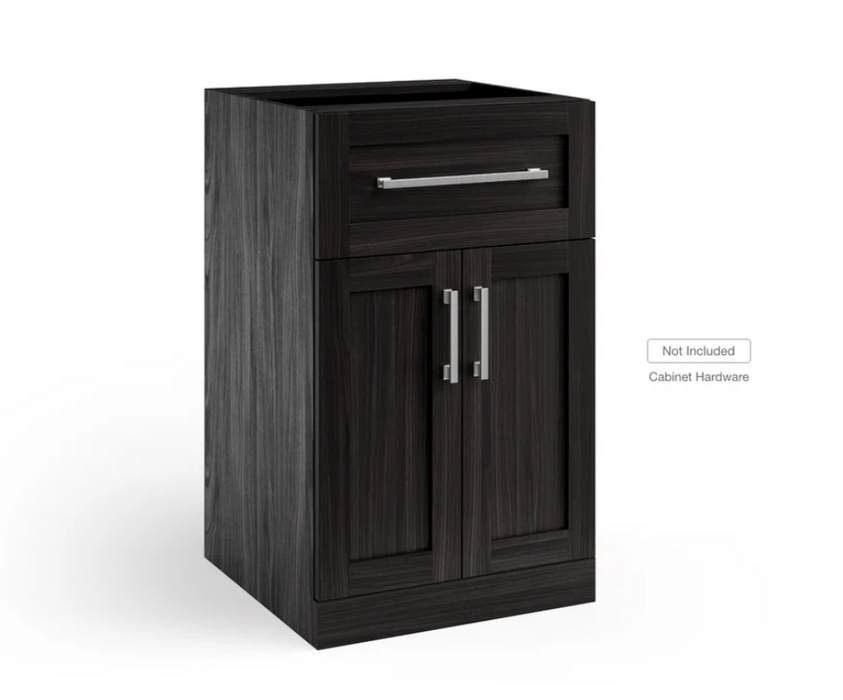 NewAge Home Bar 2-Door with Drawer Cabinet - 21 in.  Sku 61034