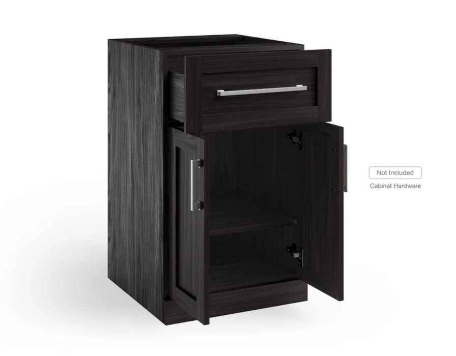 NewAge Home Bar 2-Door with Drawer Cabinet - 21 in.  Sku 61034