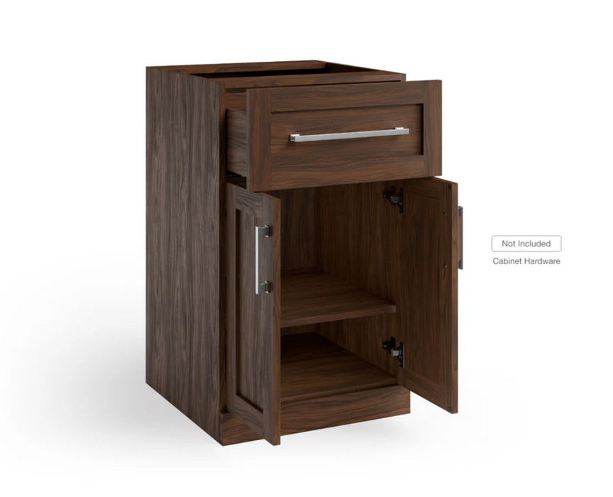 NewAge Home Bar 2-Door with Drawer Cabinet - 21 in.  Sku 61034