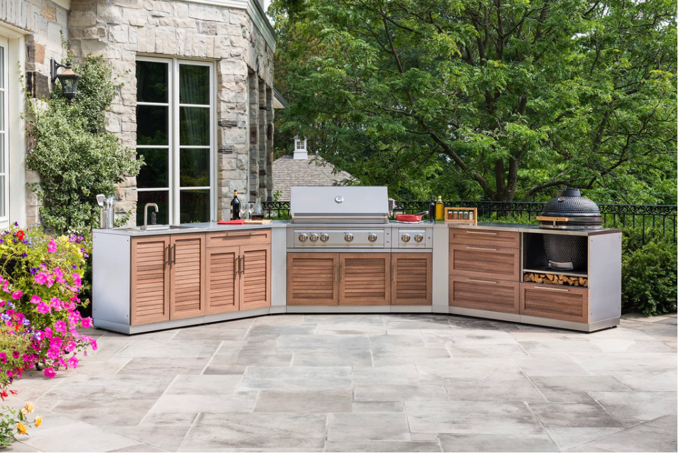 Outdoor kitchen cabinets kits hotsell