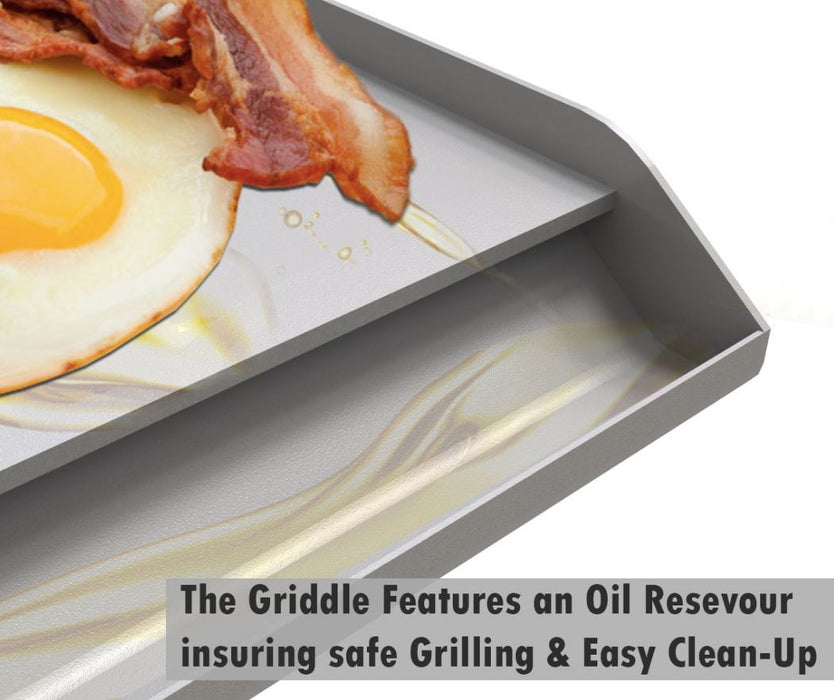 Sunstone Metal Products Solid Steel Powder Coated Griddle SUNCP-GRIDDLE