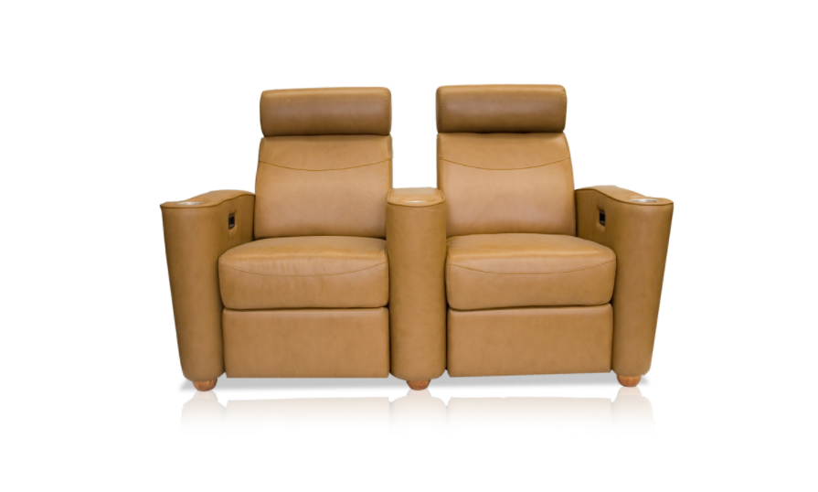 Bass Home Theatre Seating Premium Series - Diplomat Leather Motorized