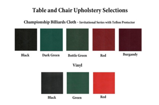Kestell Furniture #85 Period Style Folding Poker Table Oak - Vinyl