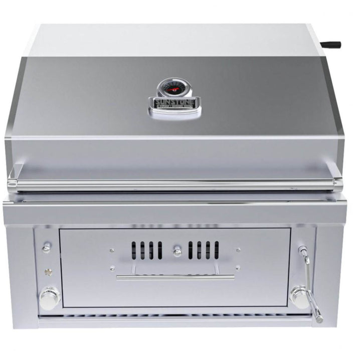 Sunstone Metal Products Hybrid Grills - 30" Drop In Charcoal Grill
