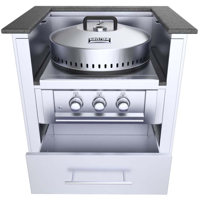 Sunstone Metal Products Appliance Cabinets - 33" Power Burner Base Cabinet
