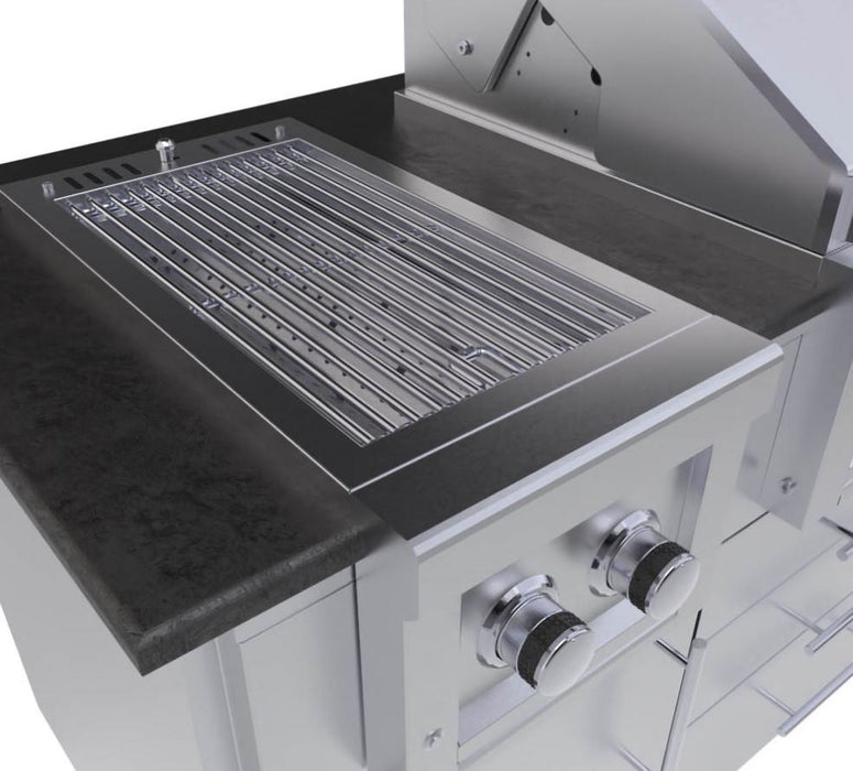 Sunstone Metal Products AUSTIN 9’ Grill/Double Burner/Companion Pro & Bar Center Island Package SCPAUSTIN