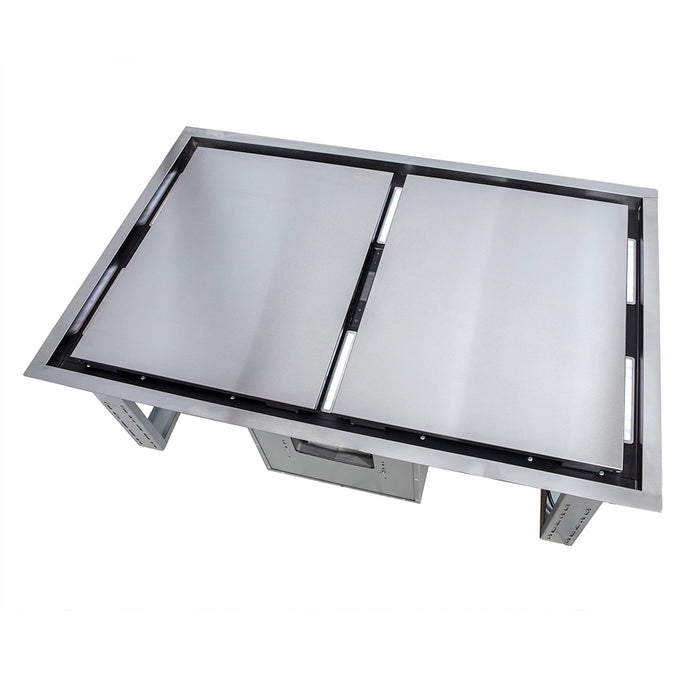 Forno Products Arezzo - Celling Range Hood with Perimetric Heat, Odor, Gases and Steam in Air Capture FRHRE5312-44