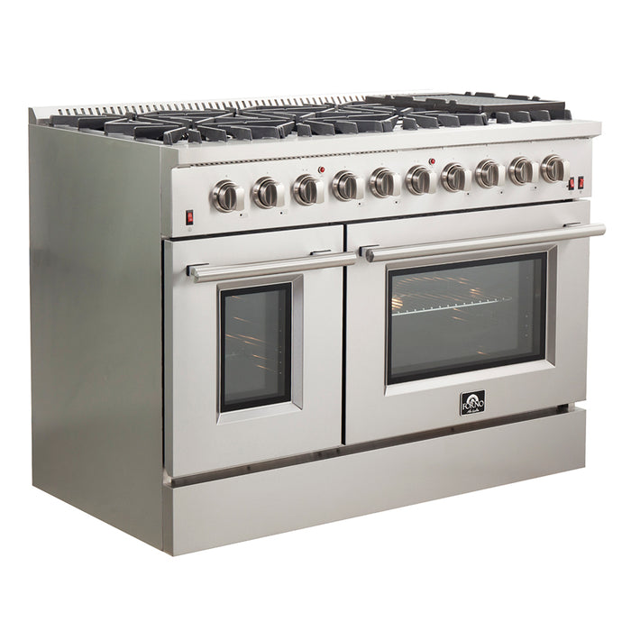 Forno Products GALIANO - Gold Professional 48" Freestanding Gas Range FFSGS6244-48