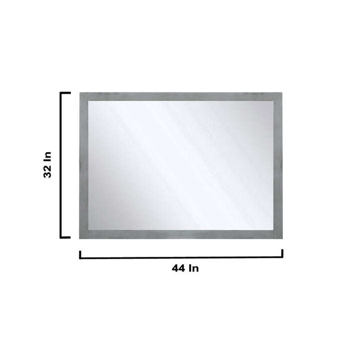 Lexora Marsyas 48" Ash Grey Single Vanity, White Quartz Top, White Square Sink and 44" Mirror