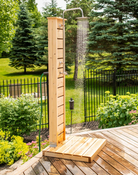 Canadian Timber Sierra Pillar Outdoor Shower - Skyland Pro