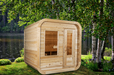 Dundalk Canadian Timber Luna White Cedar Outdoor Sauna - Skyland Pro