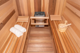 Dundalk Canadian Timber Tranquility White Cedar Outdoor Barrel Sauna - Skyland Pro
