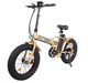 Ecotric 20" 48V 500W Fat Tire Folding Electric Bike- Gold - Skyland Pro
