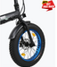 Ecotric 20" 36V 500W Fat Tire Folding Electric Bike-Matte Black and Blue - Skyland Pro