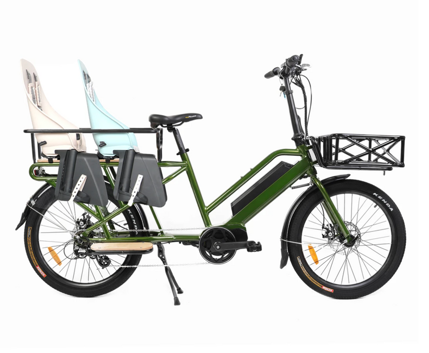 Eunorau 24" 48V 500W Electric Cargo Bike - Skyland Pro