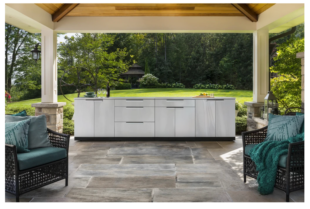 NewAge Products Outdoor Kitchen Stainless Steel 5 Piece Outdoor Kitchen Set 65085