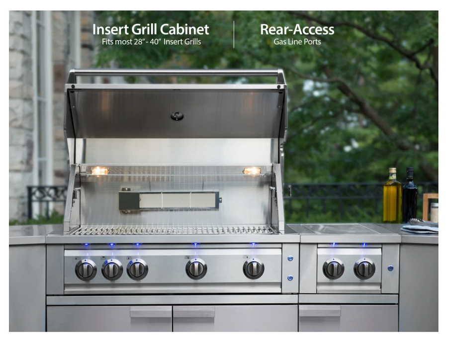 NewAge Products Outdoor Kitchen Stainless Steel 3-Piece Outdoor Kitchen Set 65084
