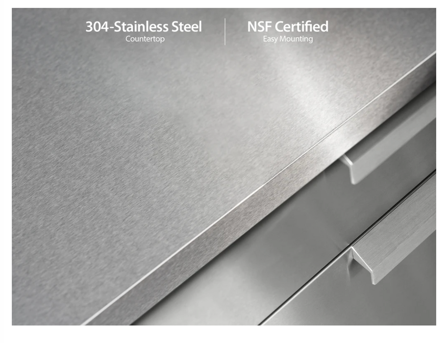 NewAge Products Outdoor Kitchen Stainless Steel 2 Piece Outdoor Kitchen Set 66811