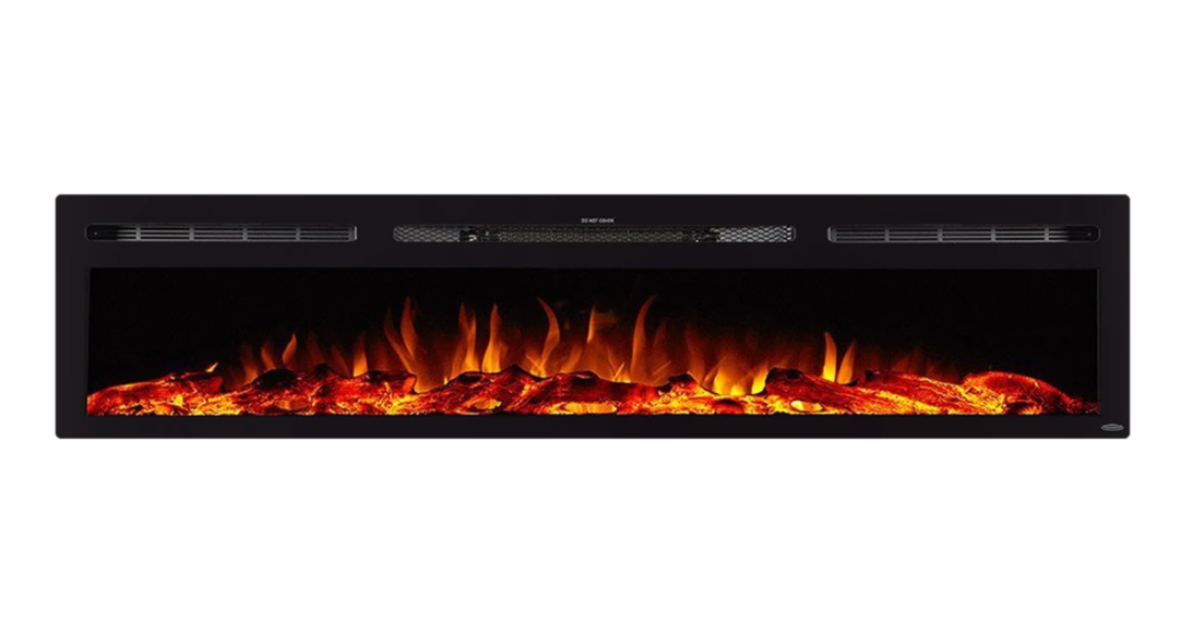 Touchstone Sideline 84" Recessed Electric Fireplace 80043