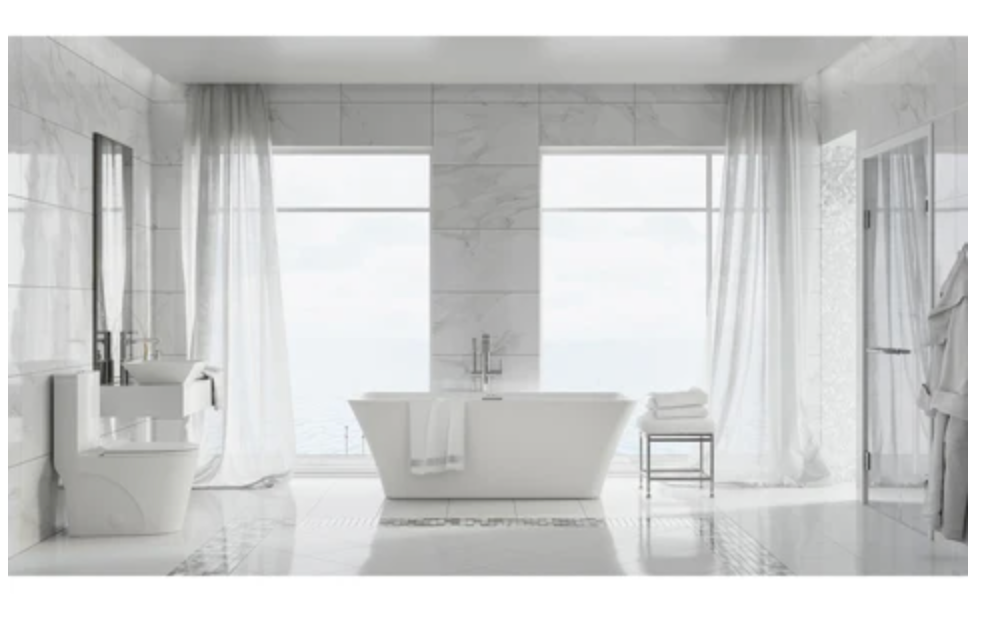 Swiss Madison St. Tropez 67" Freestanding Bathtub SM-FB579