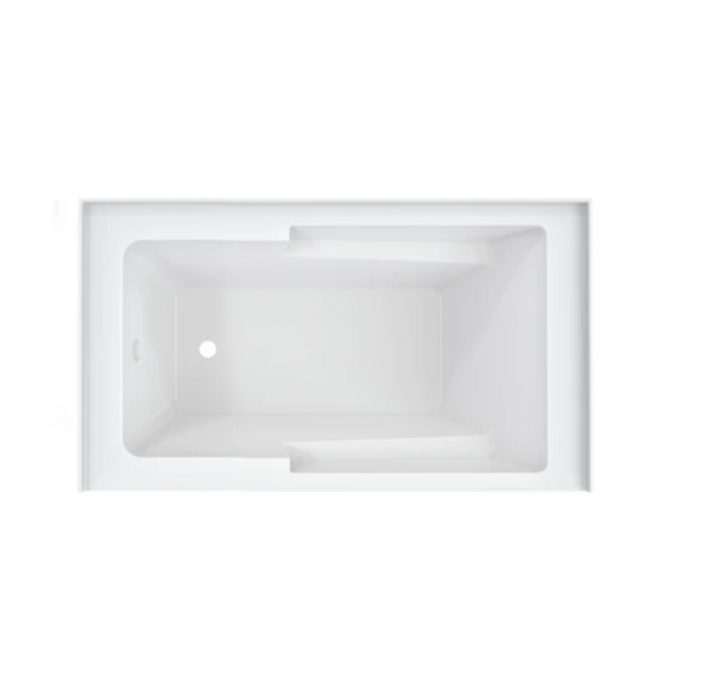 Swiss Madison Voltaire 60" X 30" Hand Drain Alcove Bathtub With Apron SM-AB541