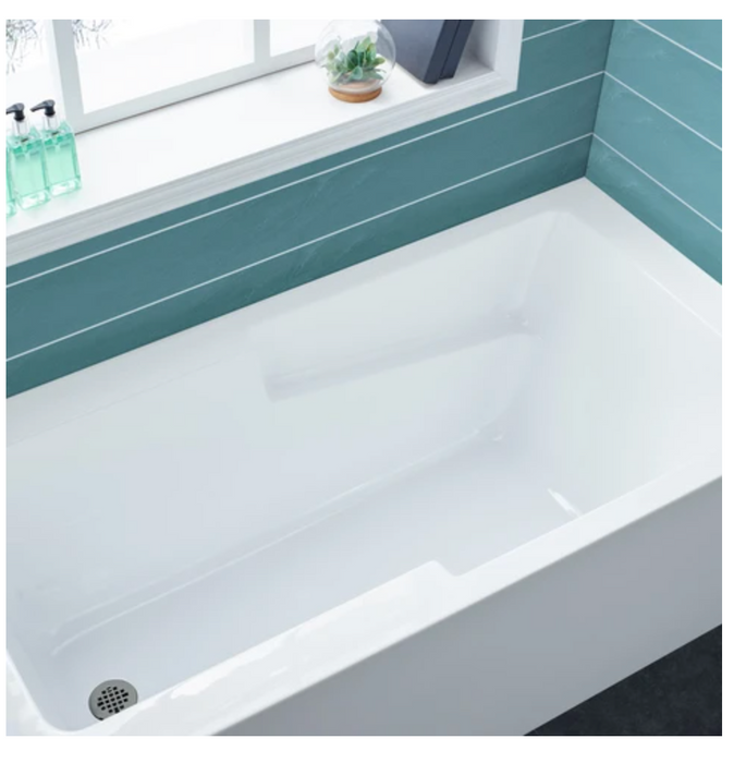 Swiss Madison Voltaire 54" X 30" Hand Drain Alcove Bathtub With Apron SM-AB550