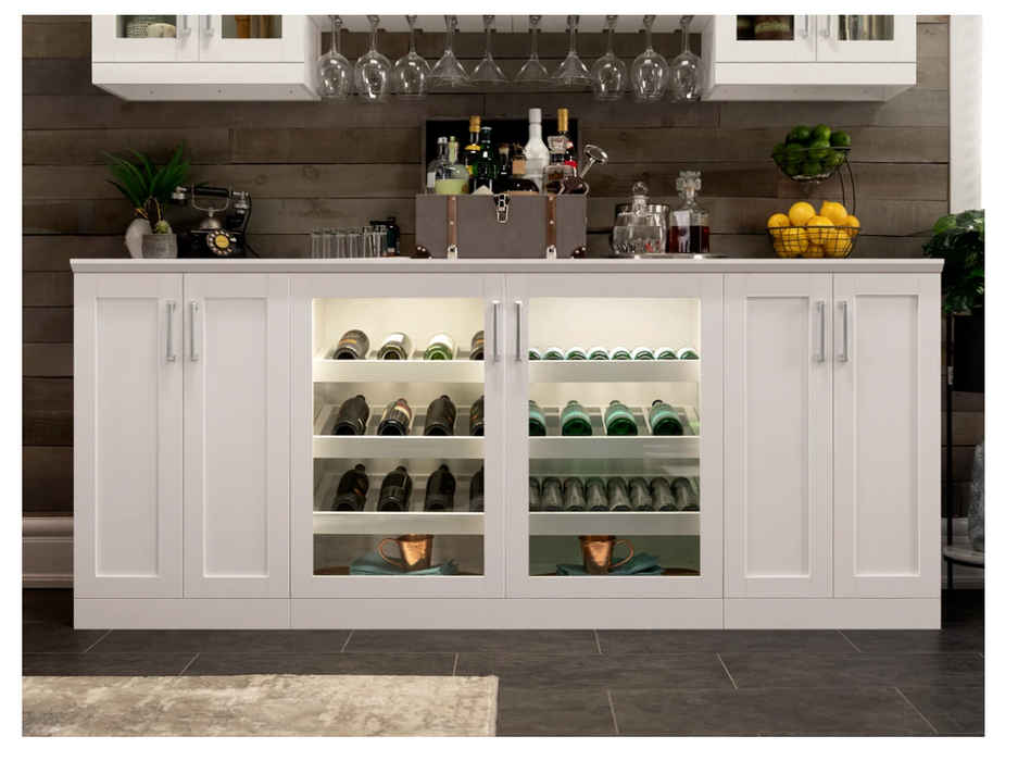 NewAge Products 21" Home Bar 8 Piece Cabinet Set 62534
