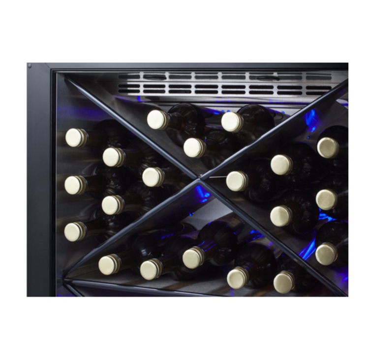 Summit 24" Wide Single Zone Outdoor Commercial Wine Cellar SCR611GLOSX