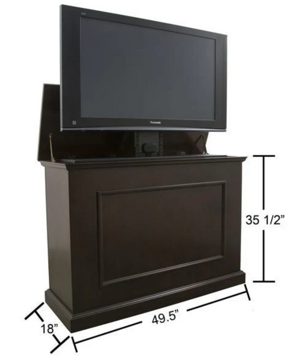 Touchstone Elevate Espresso TV Lift Cabinet- 50" Flat Screen TV 72008