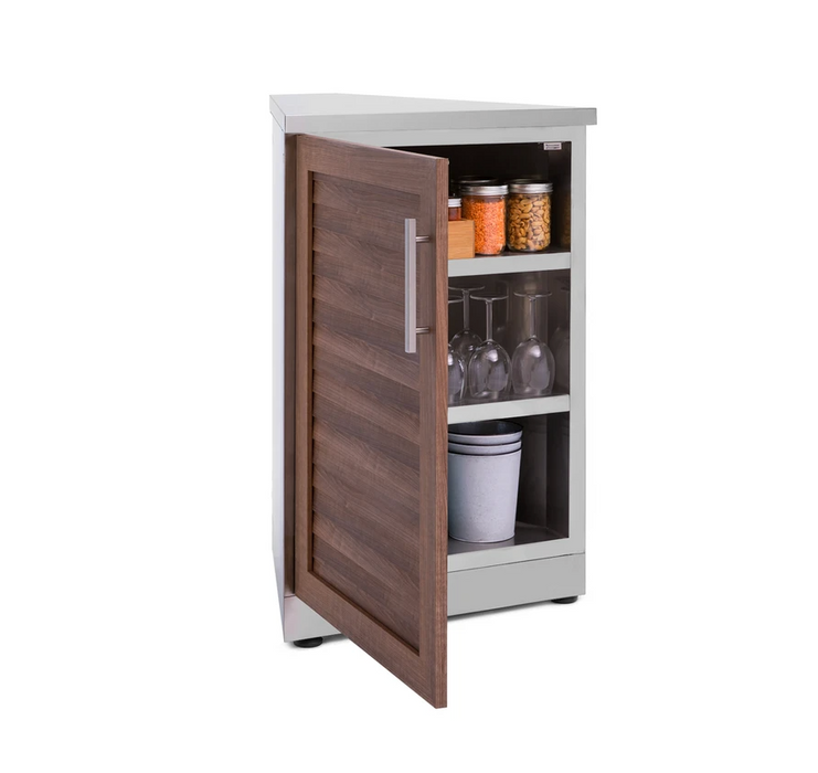 NewAge Products Outdoor Kitchen Stainless Steel Grove 45" Degree Corner Cabinet 65605