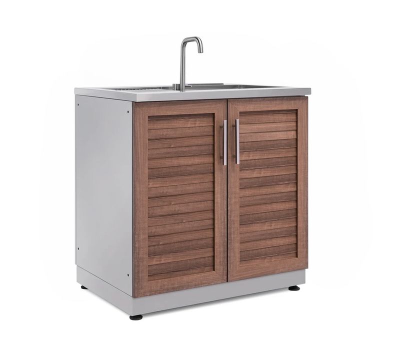 NewAge Products Outdoor Kitchen Stainless Steel Grove Sink Cabinet 65601
